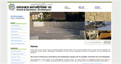 Desktop Screenshot of natursteine-direktimporteur.de