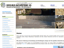Tablet Screenshot of natursteine-direktimporteur.de